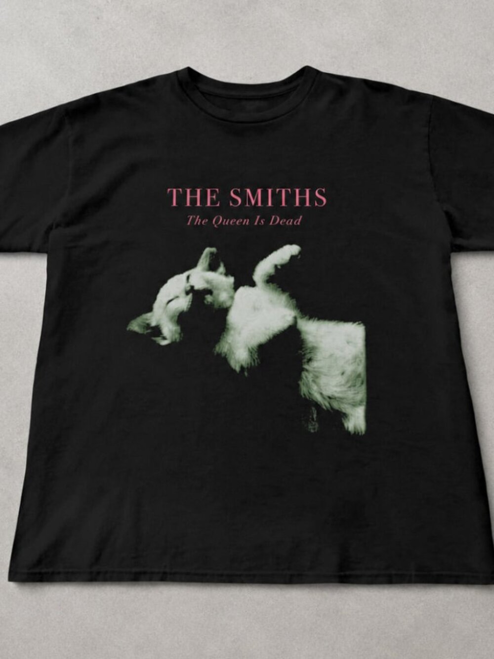 The Smiths The Queen Is Dead Black Graphic Band Tee Unisex